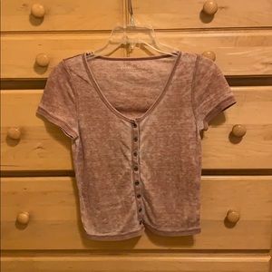 Rust Colored Crop Top